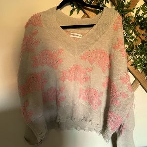 Tan Anthropologie Sweater, oversized